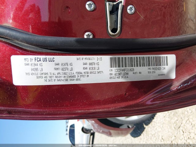 Auction sale of the 2015 Dodge Dart Se, vin: 1C3CDFAA8FD310639, lot number: 45044527