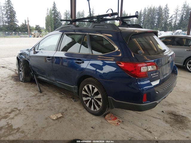 2015 Subaru Outback 2.5i Limited მანქანა იყიდება აუქციონზე, vin: 4S4BSBNC9F3276357, აუქციონის ნომერი: 45044598