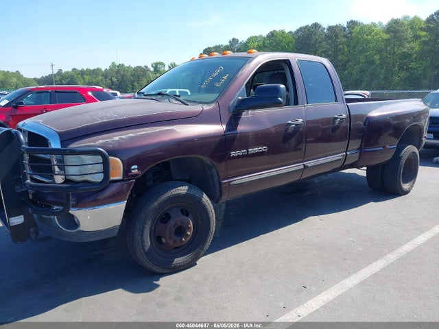 2005 Dodge Ram 3500 Slt/laramie მანქანა იყიდება აუქციონზე, vin: 3D7MS48C35G765018, აუქციონის ნომერი: 45044687