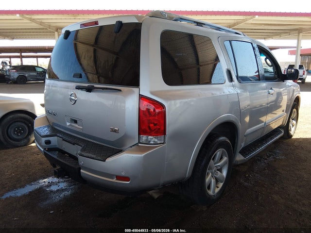 2008 Nissan Armada Se მანქანა იყიდება აუქციონზე, vin: 5N1AA08D58N605229, აუქციონის ნომერი: 45044933