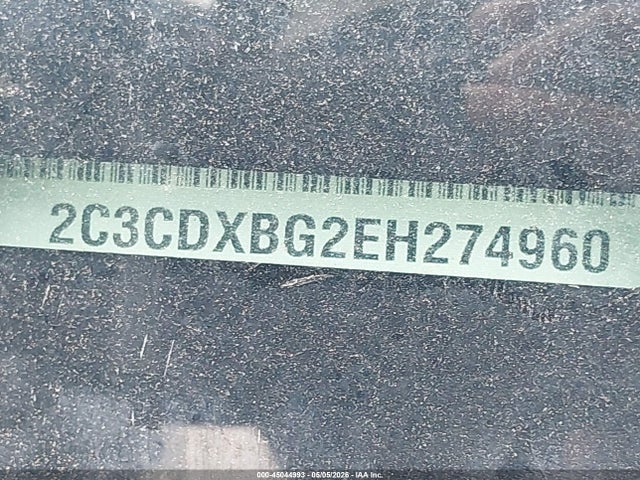 Aukcja sprzedaży 2014 Dodge Charger Se, vin: 2C3CDXBG2EH274960, numer aukcji: 45044993