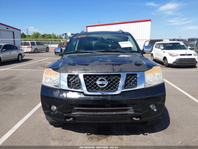 45045100 :رقم المزاد ، 5N1BA0NC0CN603512 vin ، 2012 Nissan Armada Platinum مزاد بيع