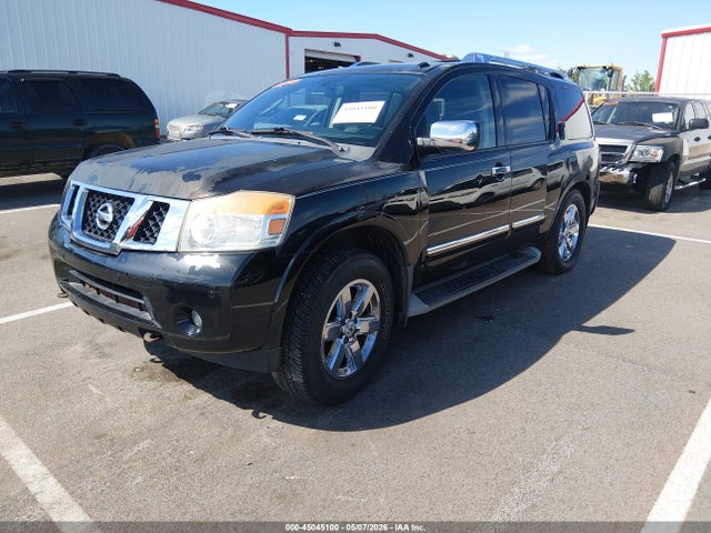45045100 :رقم المزاد ، 5N1BA0NC0CN603512 vin ، 2012 Nissan Armada Platinum مزاد بيع