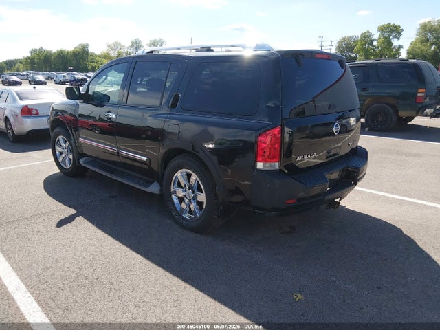 45045100 :رقم المزاد ، 5N1BA0NC0CN603512 vin ، 2012 Nissan Armada Platinum مزاد بيع