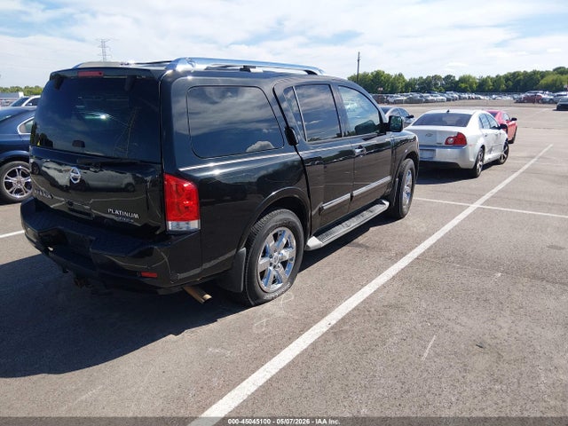 45045100 :رقم المزاد ، 5N1BA0NC0CN603512 vin ، 2012 Nissan Armada Platinum مزاد بيع