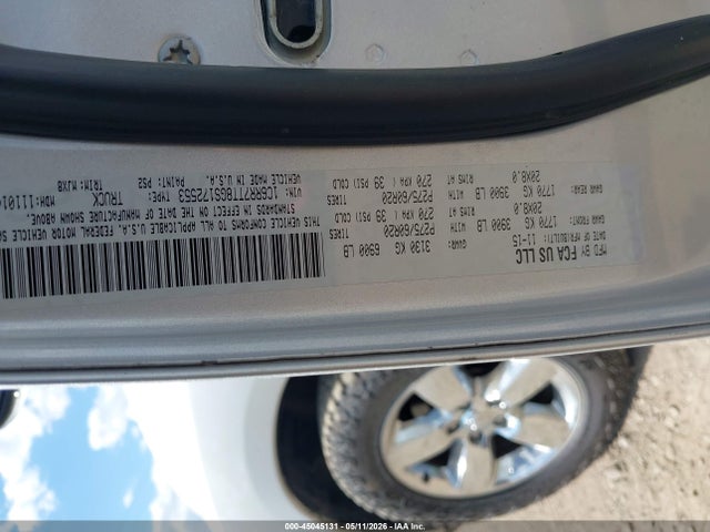 45045131 :رقم المزاد ، 1C6RR7TT8GS172553 vin ، 2016 Ram 1500 Big Horn مزاد بيع