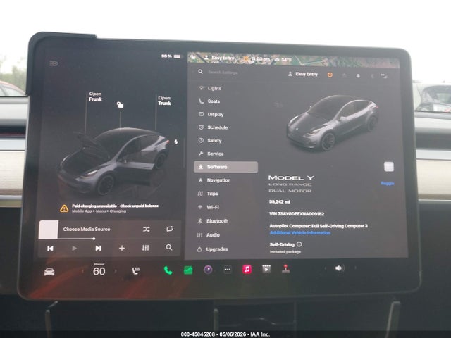 Продаж на аукціоні авто 2022 Tesla Model Y Long Range Dual Motor All-wheel Drive, vin: 7SAYGDEEXNA009162, номер лоту: 45045208