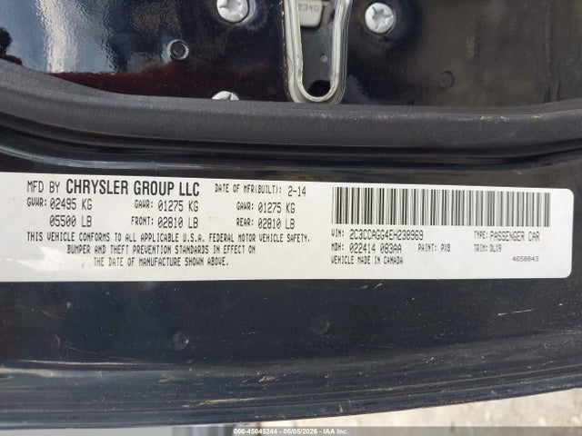 45045244 :رقم المزاد ، 2C3CCAGG4EH238969 vin ، 2014 Chrysler 300 300s مزاد بيع