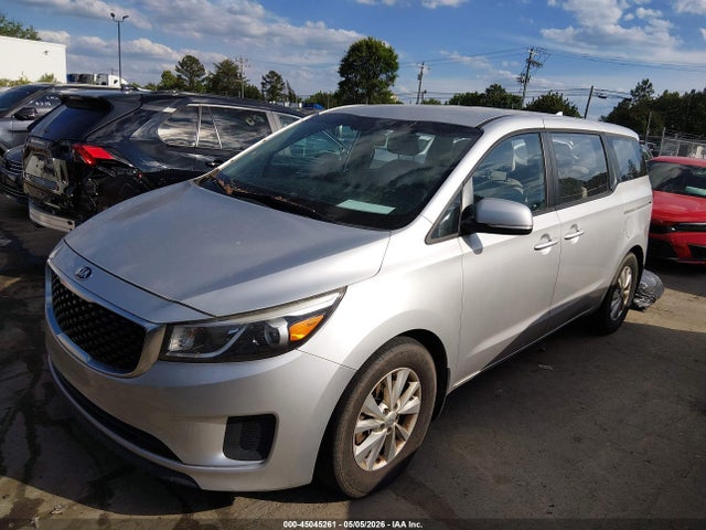2016 Kia Sedona L მანქანა იყიდება აუქციონზე, vin: KNDMA5C18G6120507, აუქციონის ნომერი: 45045261