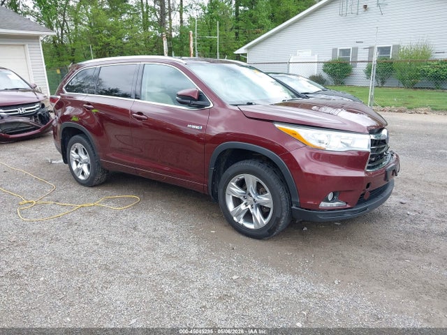 Aukcja sprzedaży 2015 Toyota Highlander Hybrid Limited Platinum V6, vin: 5TDDCRFH1FS013503, numer aukcji: 45045295