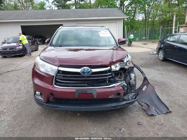 45045295 :رقم المزاد ، 5TDDCRFH1FS013503 vin ، 2015 Toyota Highlander Hybrid Limited Platinum V6 مزاد بيع
