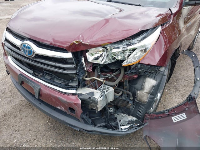 45045295 :رقم المزاد ، 5TDDCRFH1FS013503 vin ، 2015 Toyota Highlander Hybrid Limited Platinum V6 مزاد بيع