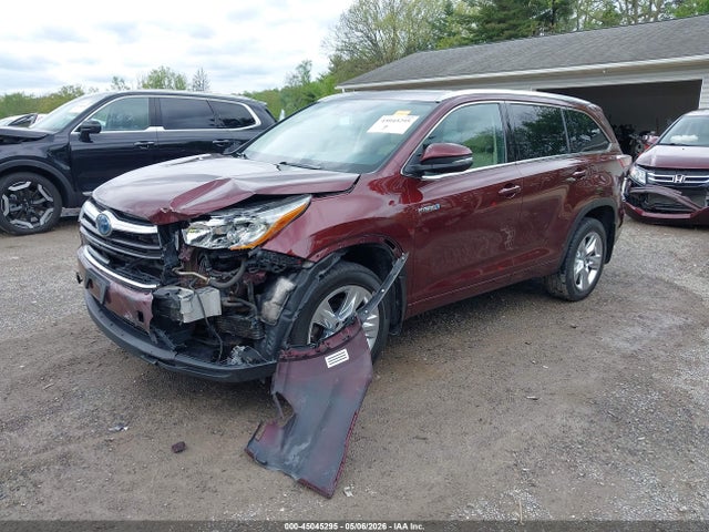 45045295 :رقم المزاد ، 5TDDCRFH1FS013503 vin ، 2015 Toyota Highlander Hybrid Limited Platinum V6 مزاد بيع