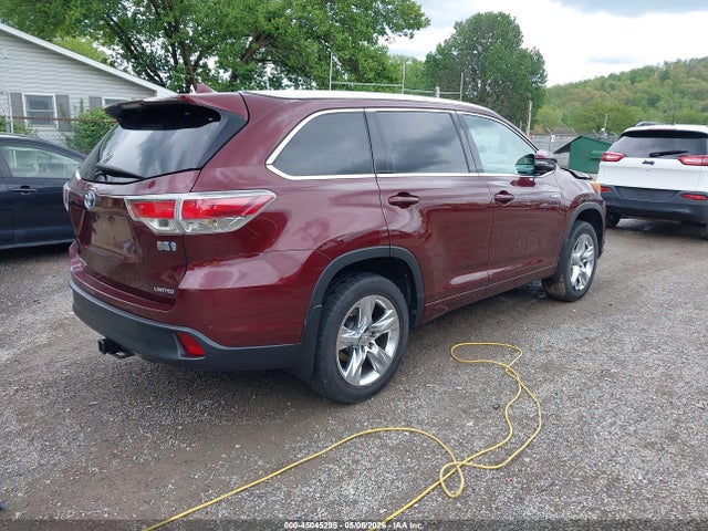 45045295 :رقم المزاد ، 5TDDCRFH1FS013503 vin ، 2015 Toyota Highlander Hybrid Limited Platinum V6 مزاد بيع
