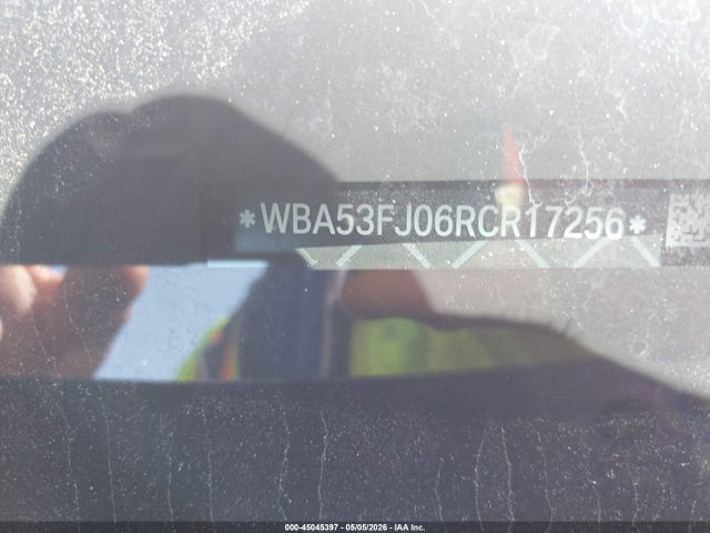 2024 Bmw 530i Xdrive მანქანა იყიდება აუქციონზე, vin: WBA53FJ06RCR17256, აუქციონის ნომერი: 45045397