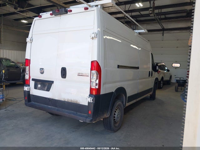 2024 Ram Promaster 2500 Tradesman High Roof 159 Wb W/pass Seat მანქანა იყიდება აუქციონზე, vin: 3C6LRVDG4RE138157, აუქციონის ნომერი: 45045442