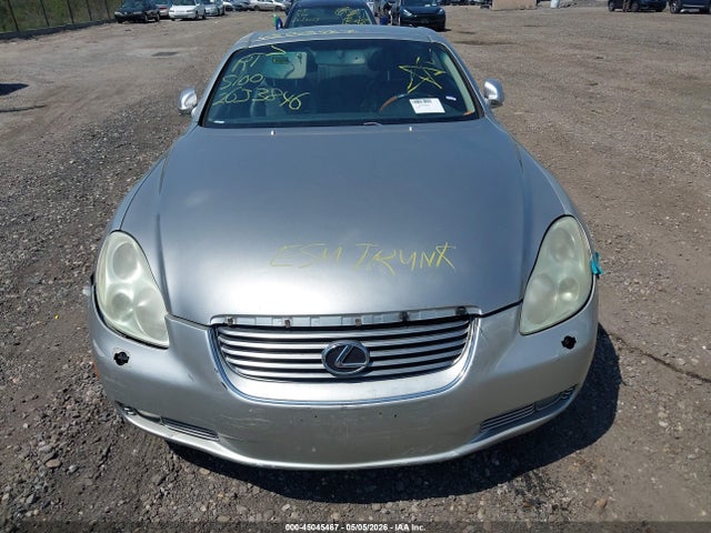 2002 Lexus Sc 430 მანქანა იყიდება აუქციონზე, vin: JTHFN48Y320013615, აუქციონის ნომერი: 45045467