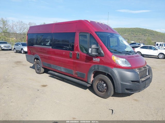 Продажа на аукционе авто 2019 Ram Promaster 2500 Window Van High Roof 159 Wb Ext, vin: 3C6URVUG8KE510920, номер лота: 45045644