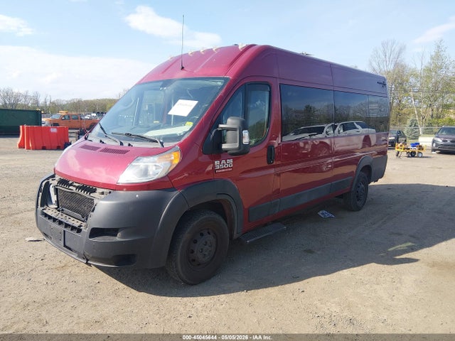 Продажа на аукционе авто 2019 Ram Promaster 2500 Window Van High Roof 159 Wb Ext, vin: 3C6URVUG8KE510920, номер лота: 45045644