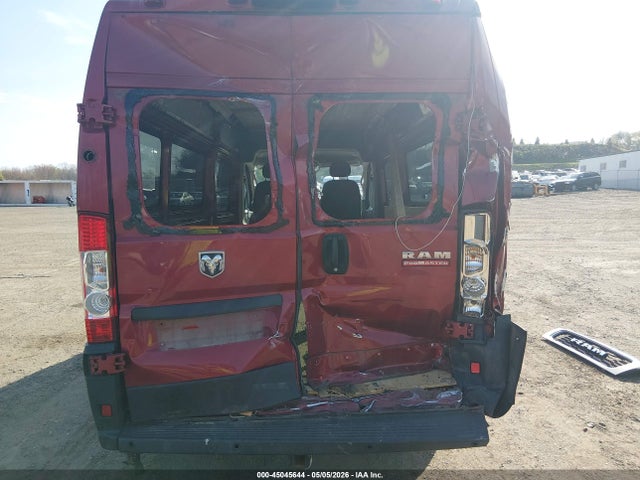 Продажа на аукционе авто 2019 Ram Promaster 2500 Window Van High Roof 159 Wb Ext, vin: 3C6URVUG8KE510920, номер лота: 45045644