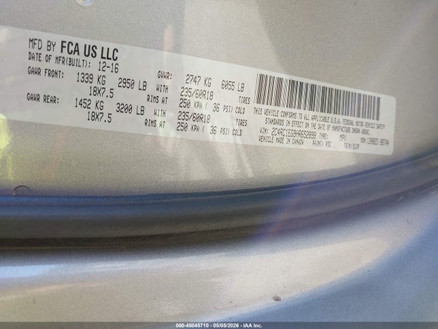 2C4RC1EG9HR652899 Chrysler Pacifica Touring-l Plus