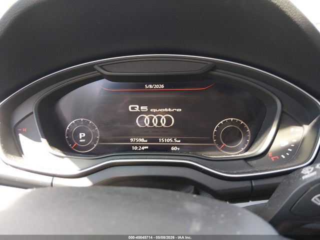 2018 Audi Q5 2.0t Premium/2.0t Tech Premium მანქანა იყიდება აუქციონზე, vin: WA1BNAFY4J2197008, აუქციონის ნომერი: 45045714
