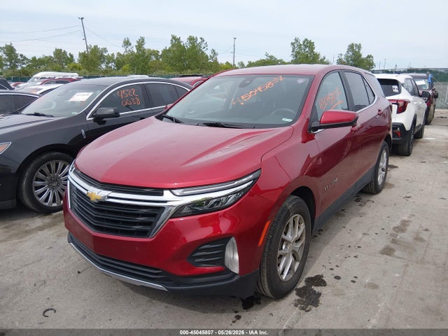 2022 Chevrolet Equinox Fwd Lt მანქანა იყიდება აუქციონზე, vin: 3GNAXKEV1NL204419, აუქციონის ნომერი: 45045807
