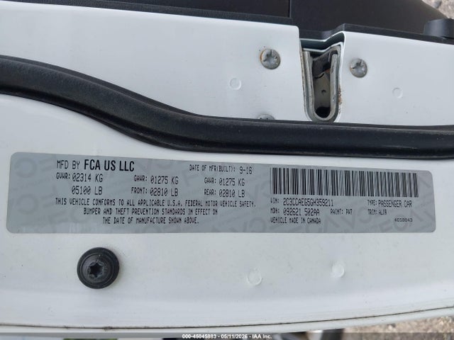 Продажа на аукционе авто 2016 Chrysler 300c, vin: 2C3CCAEG5GH359211, номер лота: 45045883