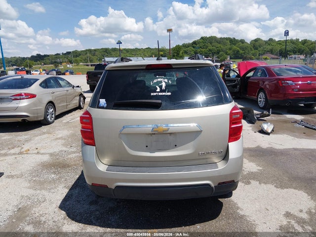 45045956 :رقم المزاد ، 1GNALCEK8GZ103039 vin ، 2016 Chevrolet Equinox Lt مزاد بيع