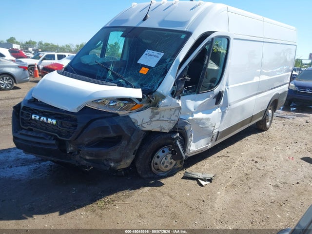 2023 Ram Promaster 3500 Cargo Van High Roof 159 Wb Ext მანქანა იყიდება აუქციონზე, vin: 3C6MRVJGXPE536933, აუქციონის ნომერი: 45045996