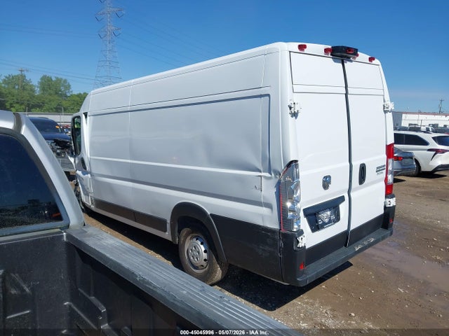 2023 Ram Promaster 3500 Cargo Van High Roof 159 Wb Ext მანქანა იყიდება აუქციონზე, vin: 3C6MRVJGXPE536933, აუქციონის ნომერი: 45045996