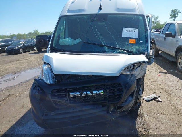 2023 Ram Promaster 3500 Cargo Van High Roof 159 Wb Ext მანქანა იყიდება აუქციონზე, vin: 3C6MRVJGXPE536933, აუქციონის ნომერი: 45045996