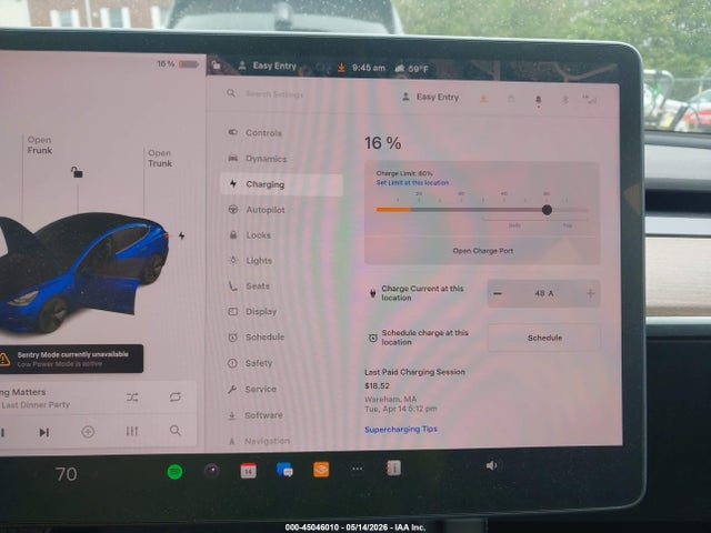 Продажа на аукционе авто 2022 Tesla Model 3 Long Range Dual Motor All-wheel Drive, vin: 5YJ3E1EB1NF106772, номер лота: 45046010