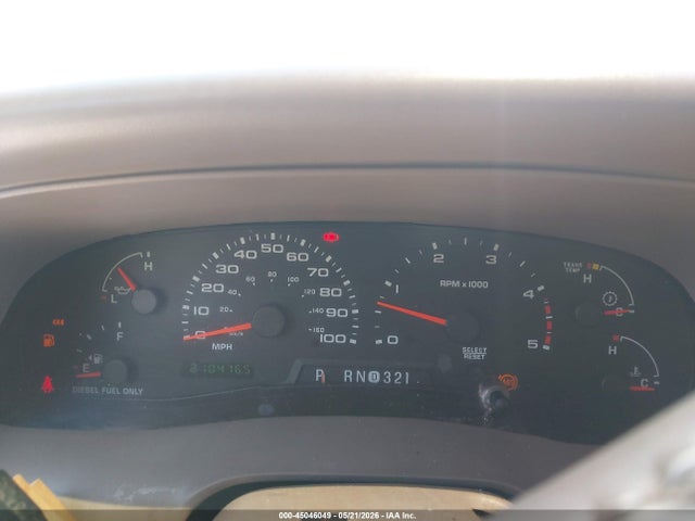 45046049 :رقم المزاد ، 1FTNW21P14EA97519 vin ، 2004 Ford F-250 Lariat/xl/xlt مزاد بيع