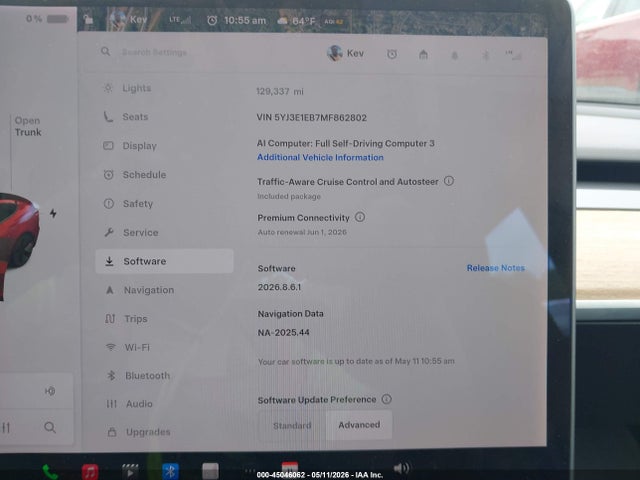 Auction sale of the 2021 Tesla Model 3 Long Range, vin: 5YJ3E1EB7MF862802, lot number: 45046062