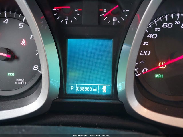2015 Chevrolet Equinox 1lt მანქანა იყიდება აუქციონზე, vin: 2GNALBEK5F6326675, აუქციონის ნომერი: 45046194