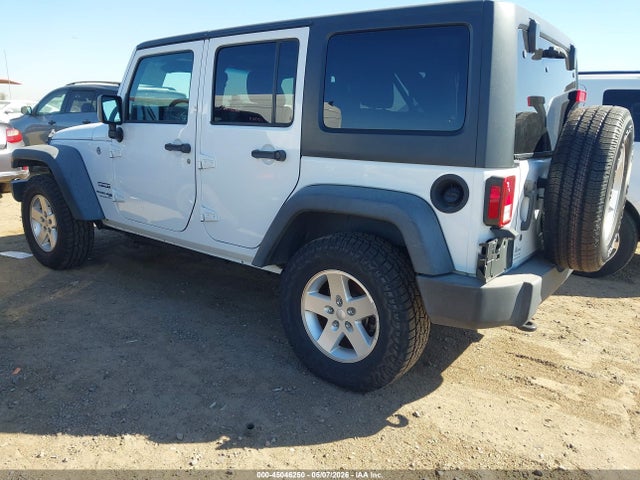 Продаж на аукціоні авто 2018 Jeep Wrangler Jk Unlimited Sport S 4x4, vin: 1C4BJWDG2JL826994, номер лоту: 45046250