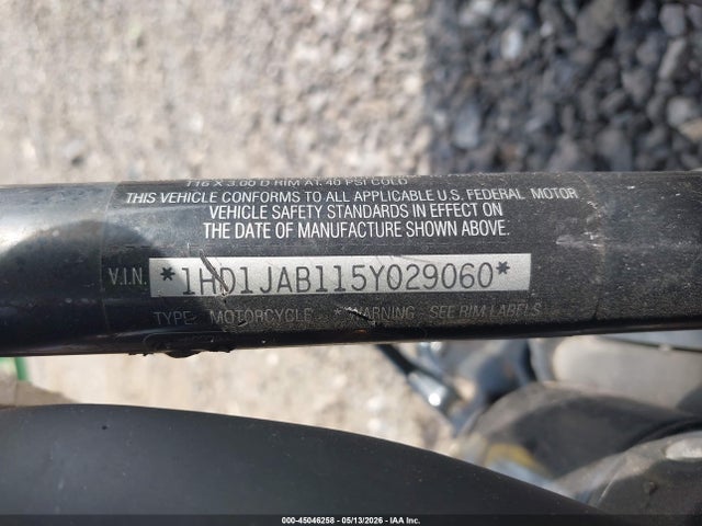 Продаж на аукціоні авто 2005 Harley-davidson Fxstbi, vin: 1HD1JAB115Y029060, номер лоту: 45046258