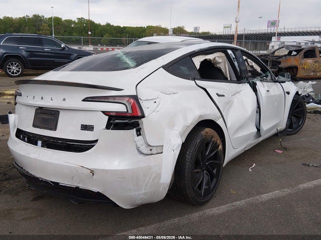 2025 Tesla Model 3 Performance All-wheel Drive მანქანა იყიდება აუქციონზე, vin: 5YJ3E1ETXSF035303, აუქციონის ნომერი: 45046431