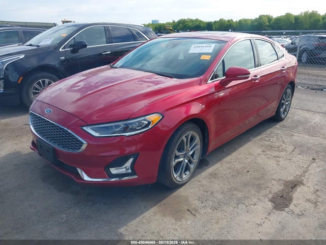 45046468 :رقم المزاد ، 3FA6P0RU5LR100293 vin ، 2020 Ford Fusion Hybrid Titanium مزاد بيع