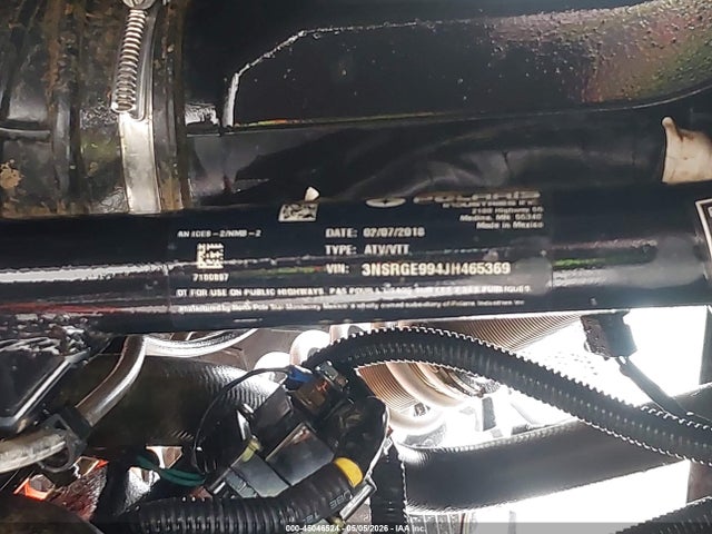 Aukcja sprzedaży 2018 Polaris General 1000 Eps, vin: 3NSRGE994JH465369, numer aukcji: 45046524