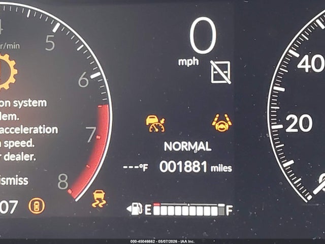 45046662 :رقم المزاد ، 2HKRS4H2XTH423738 vin ، 2026 Honda Cr-v Lx Awd مزاد بيع