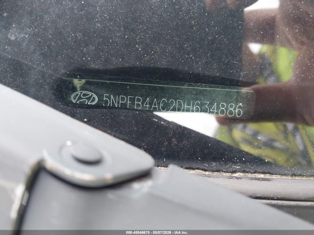 Aukcja sprzedaży 2013 Hyundai Sonata Gls, vin: 5NPEB4AC2DH634886, numer aukcji: 45046670