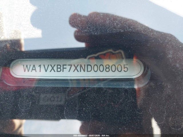 Продаж на аукціоні авто 2022 Audi Q7 Prestige 55 Tfsi Quattro Tiptronic, vin: WA1VXBF7XND008005, номер лоту: 45046802