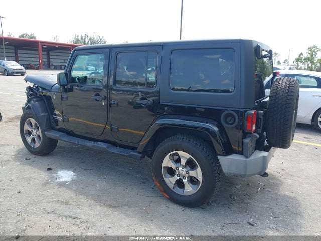 Продажа на аукционе авто 2018 Jeep Wrangler Jk Unlimited Sahara 4x4, vin: 1C4HJWEG4JL938091, номер лота: 45046939