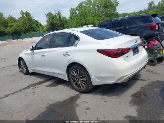 2022 Infiniti Q50 Luxe Awd მანქანა იყიდება აუქციონზე, vin: JN1EV7BR1NM340921, აუქციონის ნომერი: 45046947
