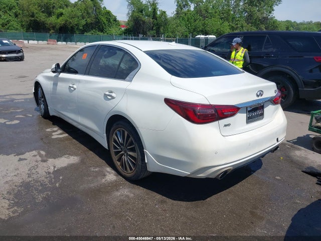 2022 Infiniti Q50 Luxe Awd მანქანა იყიდება აუქციონზე, vin: JN1EV7BR1NM340921, აუქციონის ნომერი: 45046947