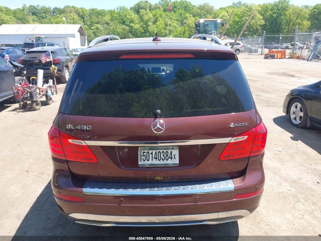 45047008 :رقم المزاد ، 4JGDF6EE7FA509072 vin ، 2015 Mercedes-benz Gl 450 4matic مزاد بيع