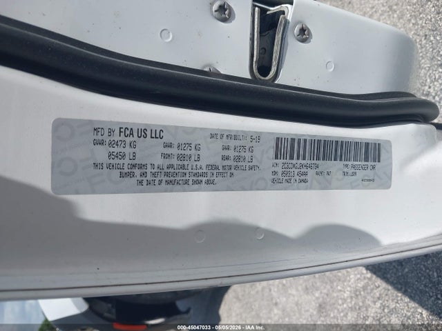 Продаж на аукціоні авто 2019 Dodge Charger Scat Pack Rwd, vin: 2C3CDXGJ2KH646734, номер лоту: 45047033
