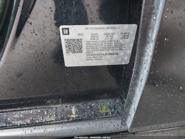 Aukcja sprzedaży 2018 Chevrolet Malibu Lt, vin: 1G1ZD5STXJF280646, numer aukcji: 45047441